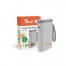 511172 - Peach label printer | white | space-saving and cordless | keep things tidy everywhere | PE110-w